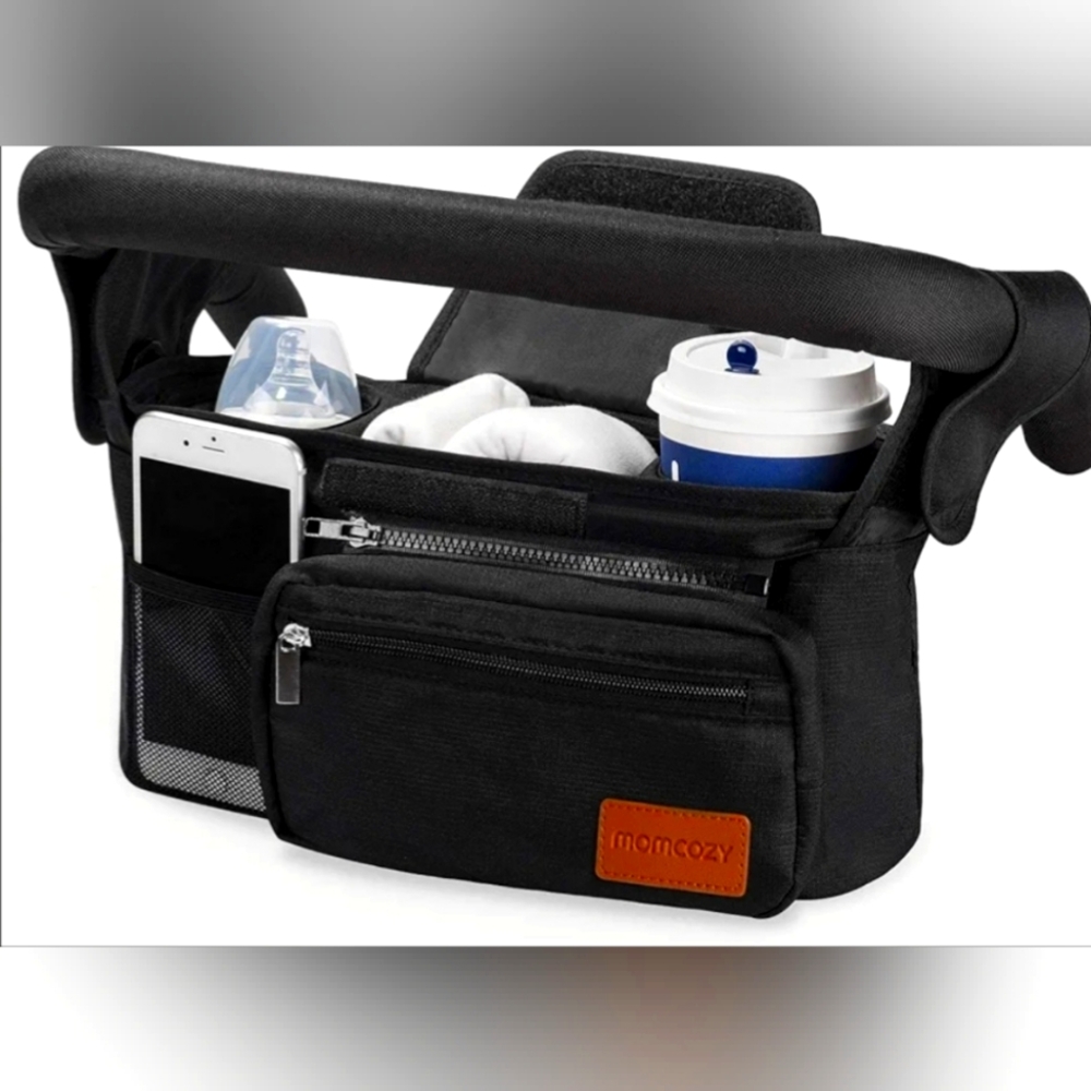 Momcozy Stroller Organizer with Cup Holders
